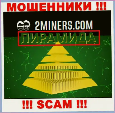 2Miners Com - это МОШЕННИКИ, мошенничают в области - Пирамида