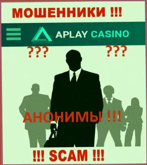 Информация о прямом руководстве APlay Casino, к сожалению, скрыта
