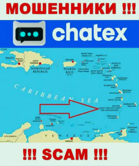 Не доверяйте интернет-мошенникам Chatex, ведь они обосновались в оффшоре: Сент-Винсент и Гренадины