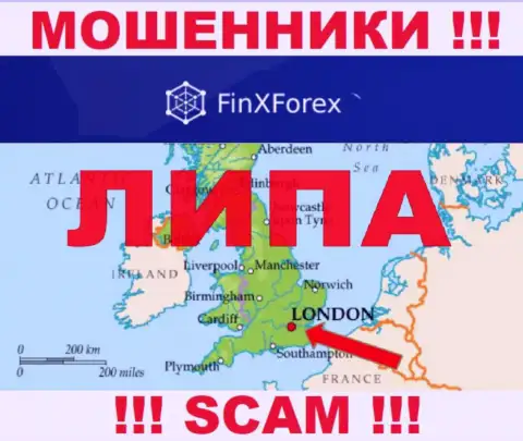 Ни слова правды касательно юрисдикции FinXForex Com на веб-ресурсе компании нет - это мошенники