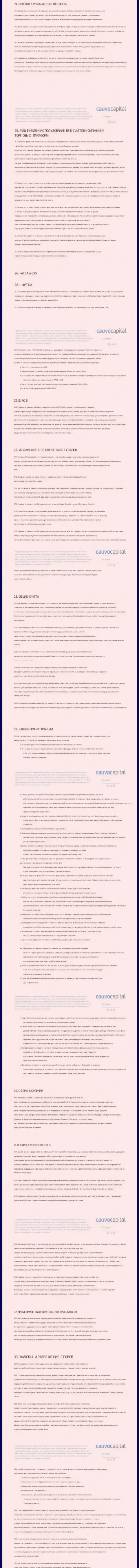 4 часть клиентского соглашения дилингового центра CauvoCapital