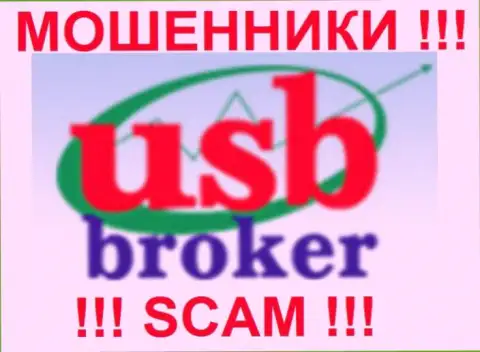 Лого жульнической форекс брокерской организации УСББрокер Ком