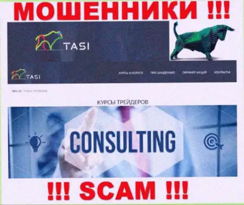 Мошенники TasInvest Com выставляют себя профессионалами в области Консалтинг
